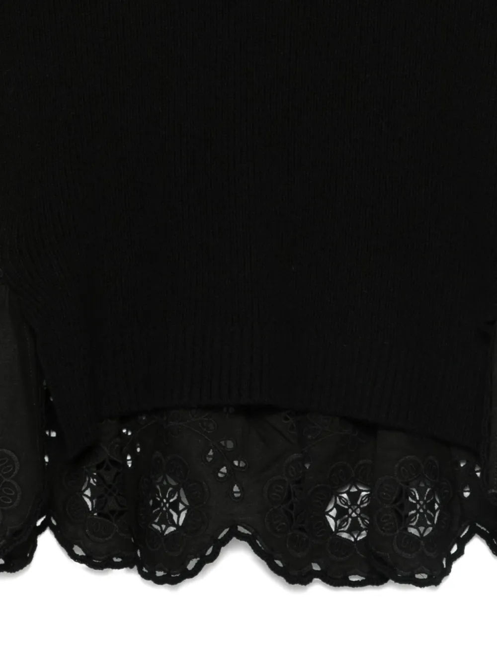 Sea Elke Lace Top In Black