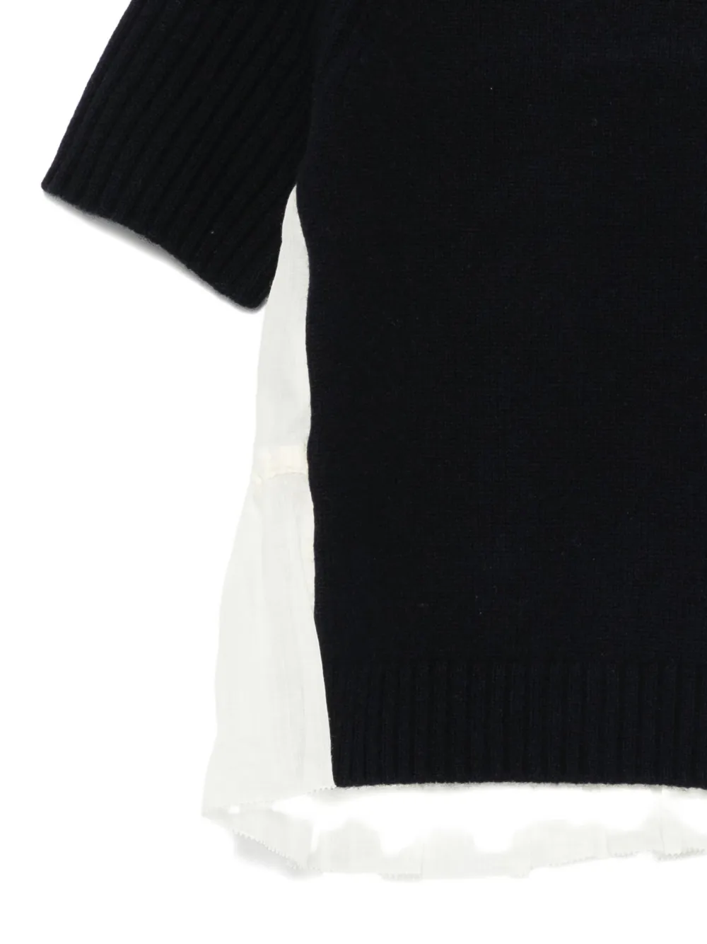 Sea Mallory Combo Knit Sweater In Black