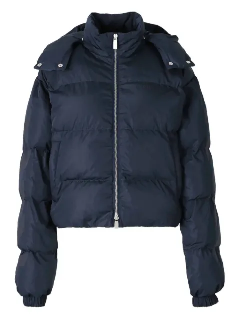 Off-White padded hooded jacket