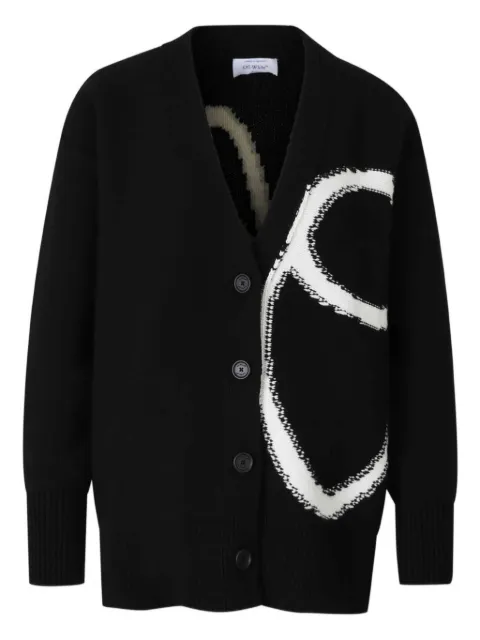 Off-White intarsia-knit cardigan