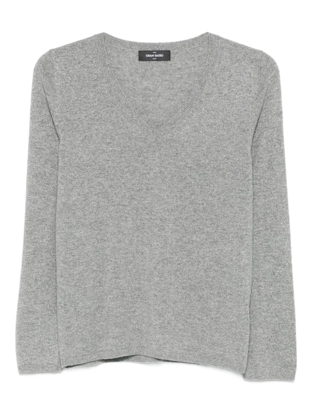 Gran Sasso suéter con cuello en V | gris | Image 1
