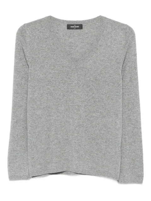 Gran Sasso Pullover mit V-Ausschnitt