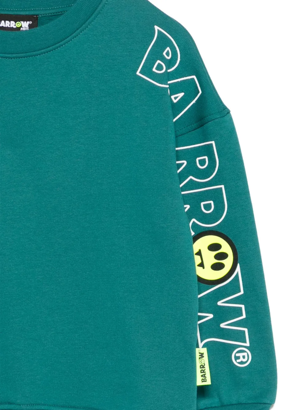 Barrow kids Sweater met grafische print Groen