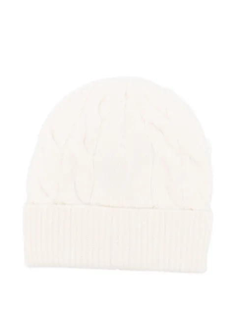 Gran Sasso cable-knit beanie