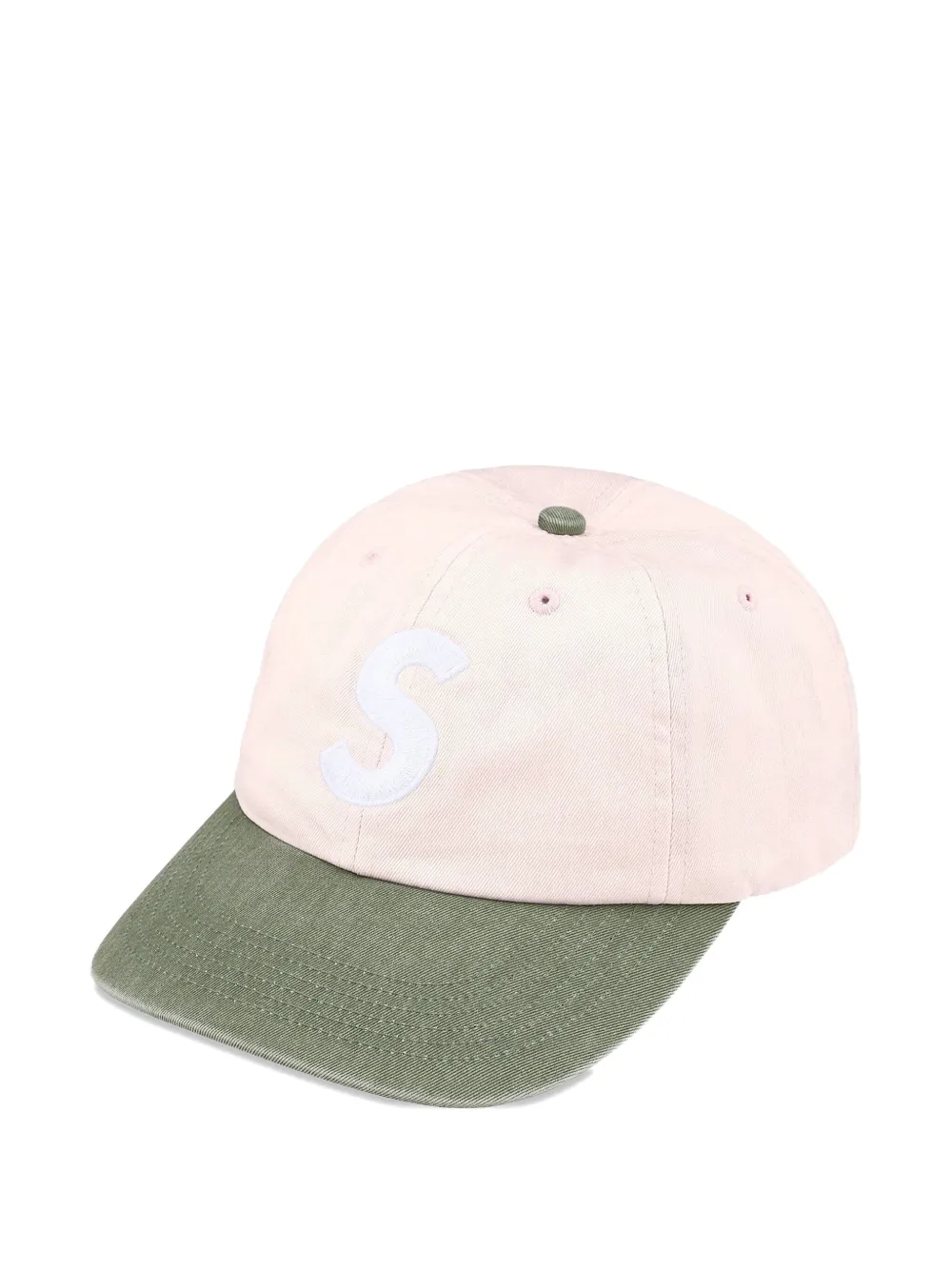 Supreme logo-embroidered cap - ピンク Supreme logo-embroidered cap - ピンク