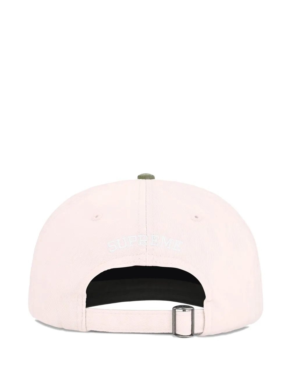 Supreme logo-embroidered cap - Roze