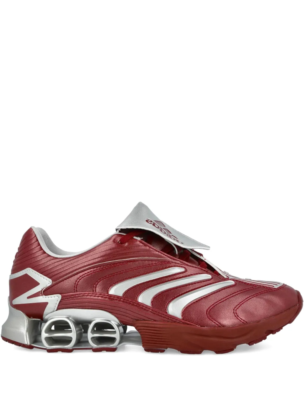 Adidas Originals Predator Megaride "collegiate Burgundy/silver Metallic" Sneakers In Red