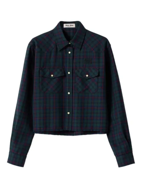 Miu Miu Plaid shirt