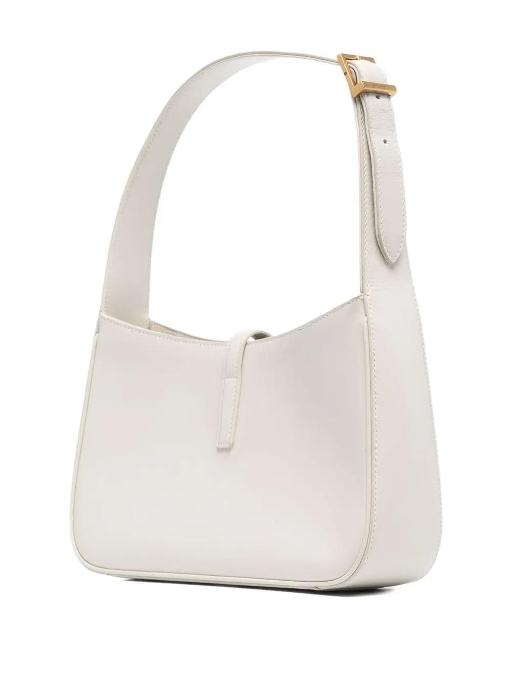 Saint Laurent Le 5 À 7 leren schoudertas - Wit