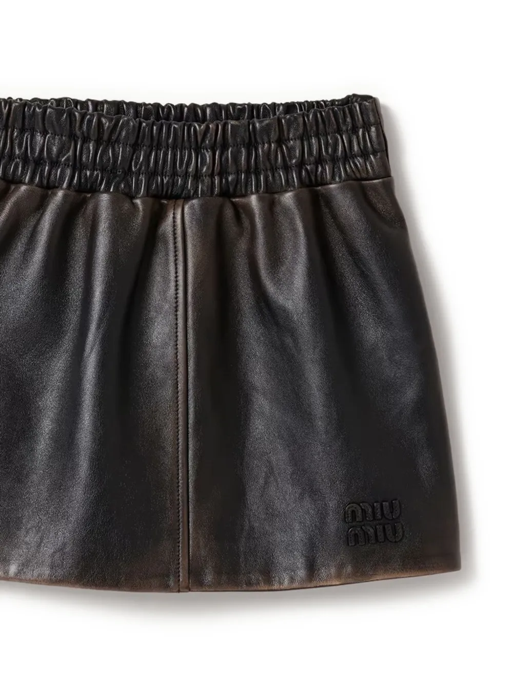 Miu Miu Rock aus Nappaleder | A-Linien-Röcke | Image 2