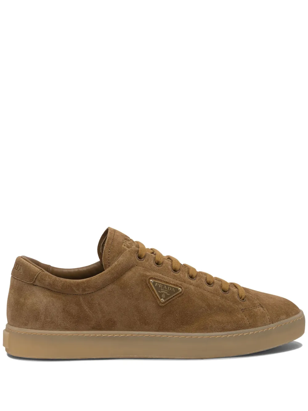 Prada Suède sneakers Bruin