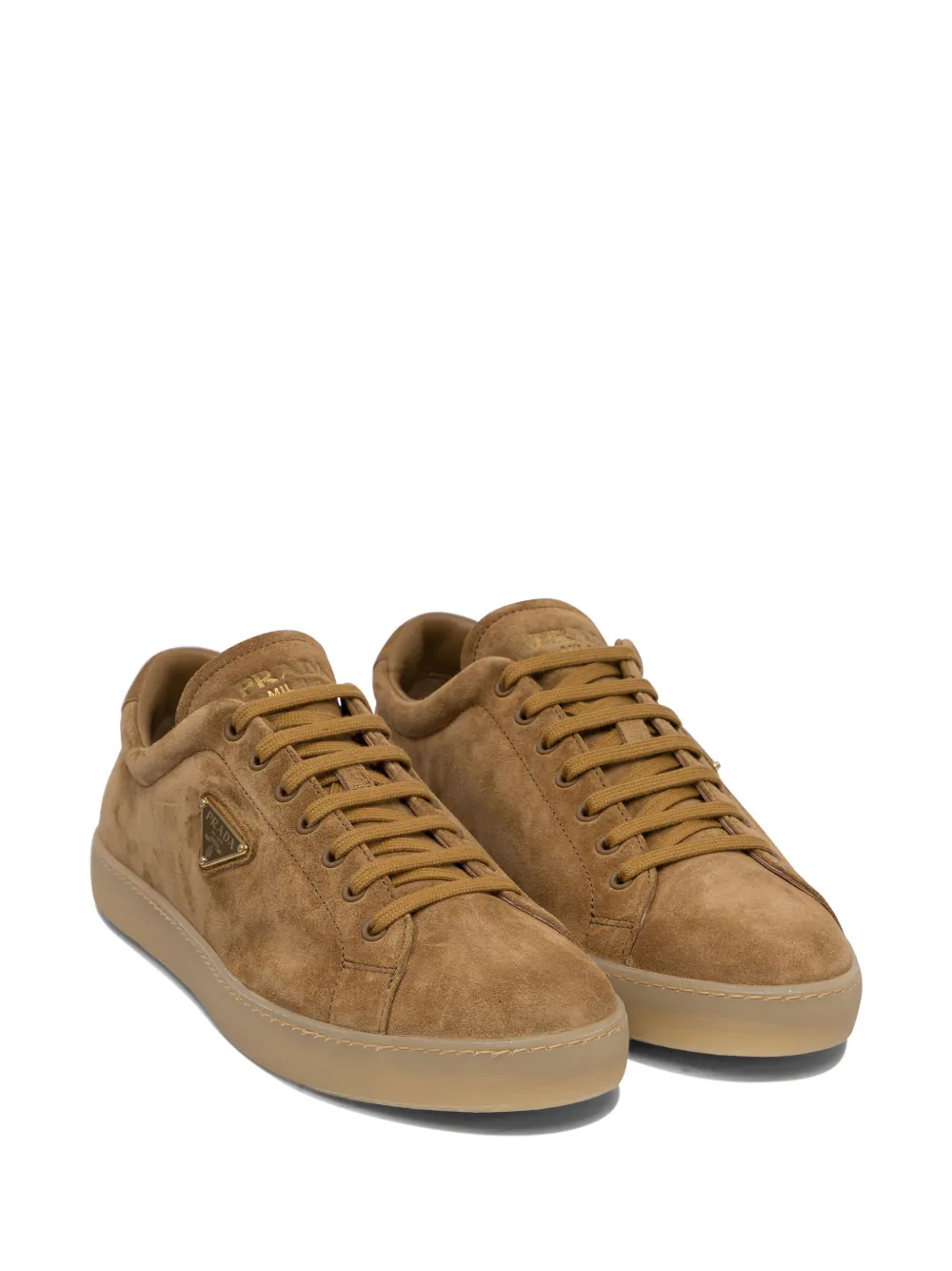 Prada Suède sneakers Bruin