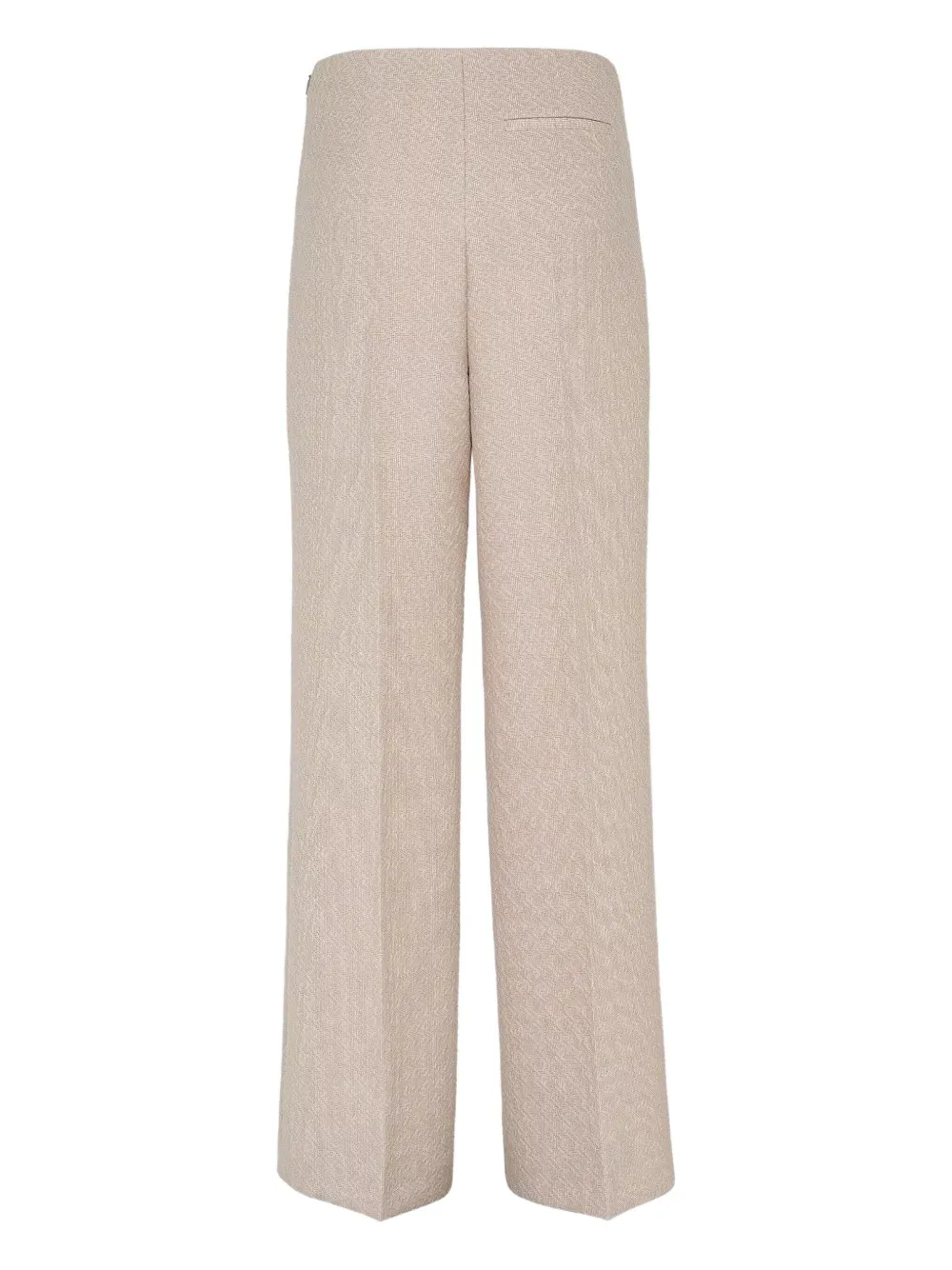 FENDI monogram-pattern wool trousers | Straight-Leg Pants | Image 2