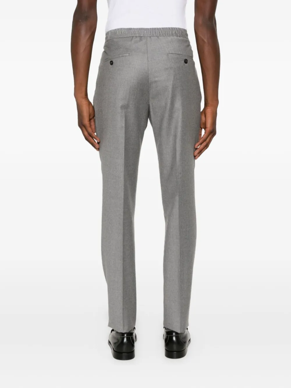 Incotex Broek met trekkoord Grijs