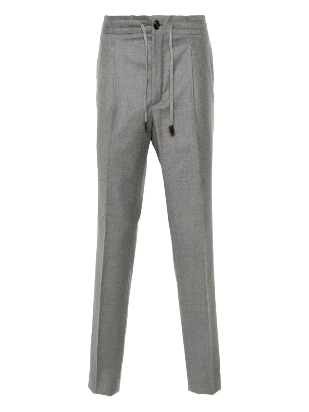 Incotex drawstring wool trousers | Grey | Image 1