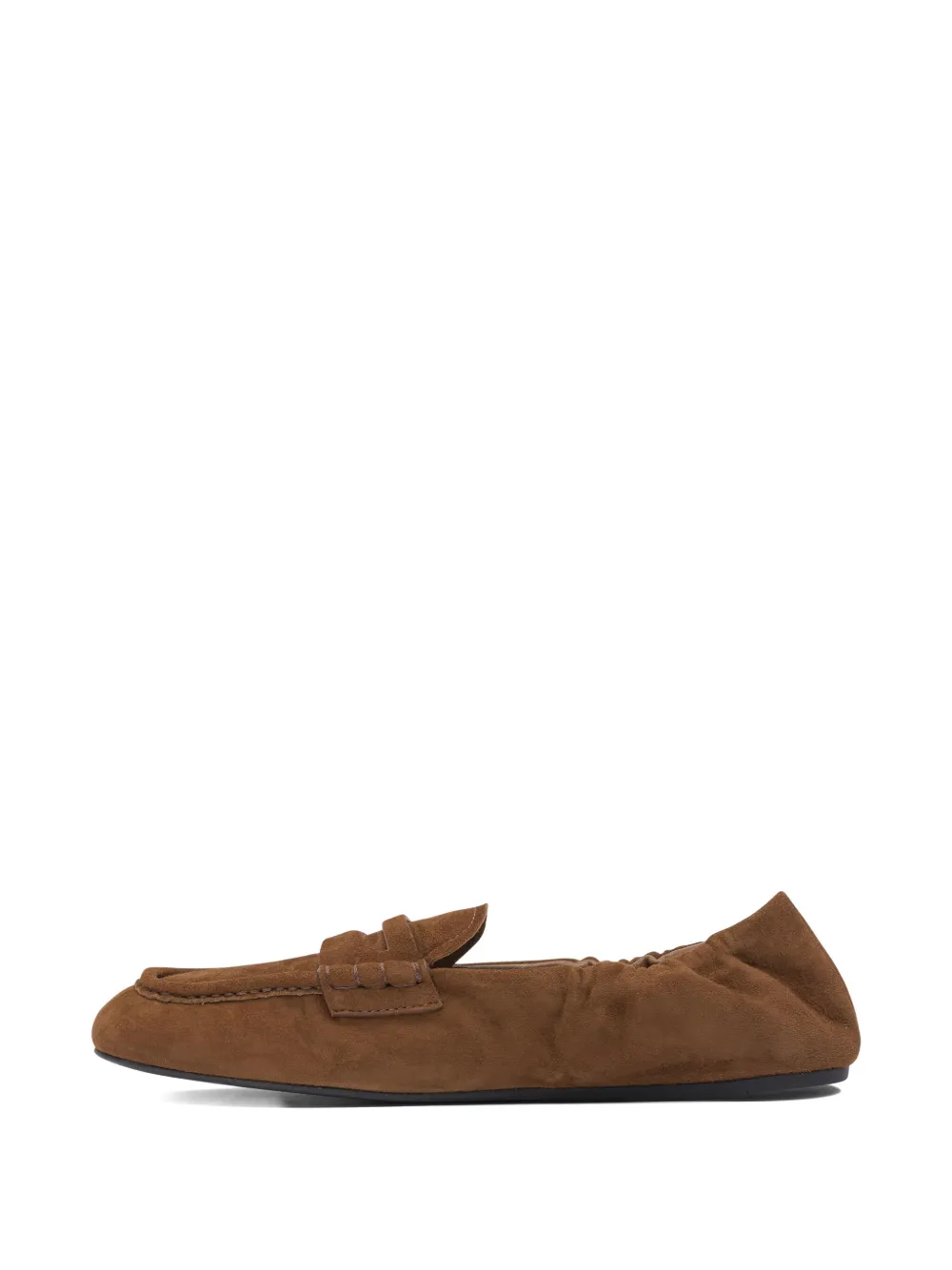 Miu Suède loafers Bruin