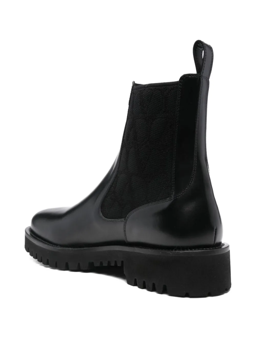 Valentino Garavani Iconographe leren Chelsea laarzen BLACK