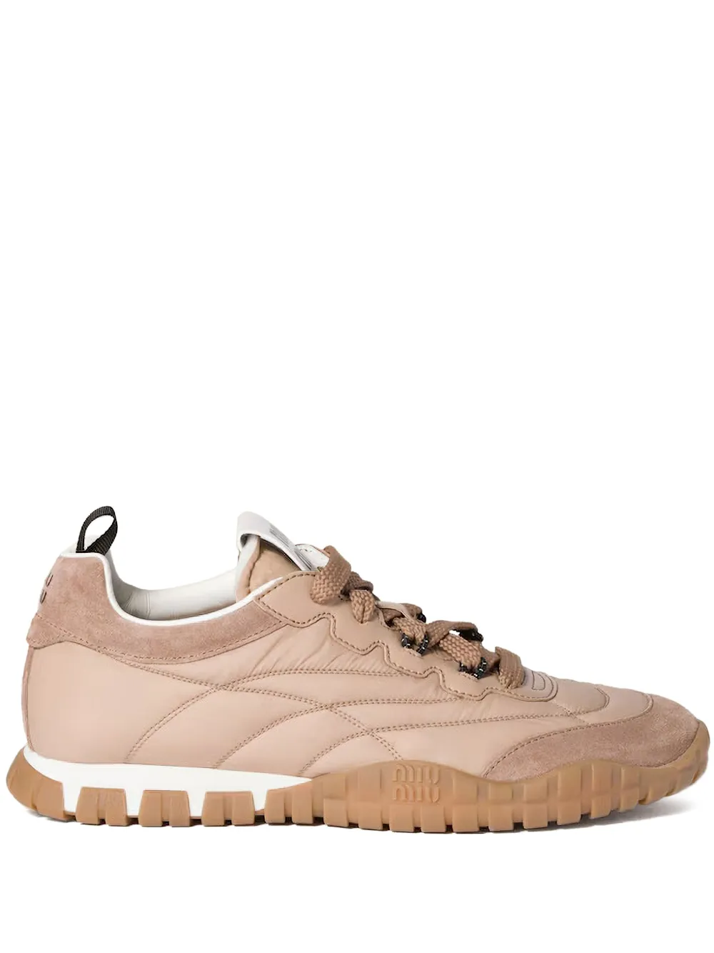Miu suede sneakers Roze