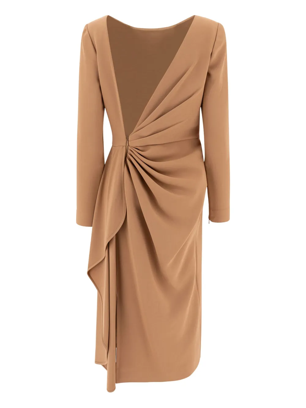 Elie Saab Jurk met open rug - Beige