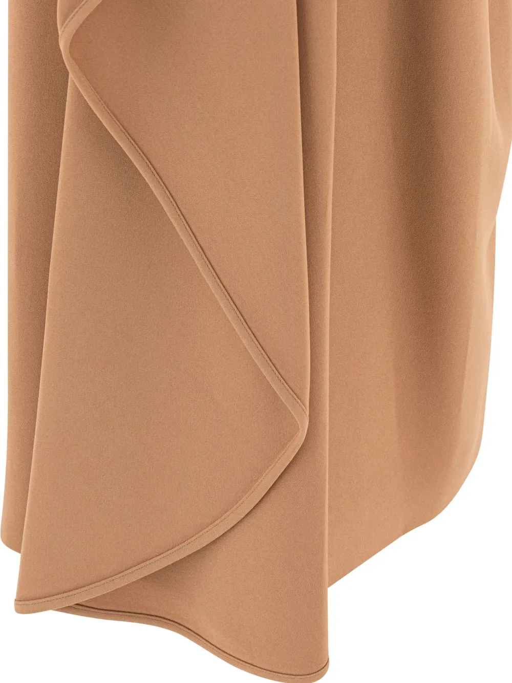 Elie Saab Ruffled Open-back Dress In Neutral