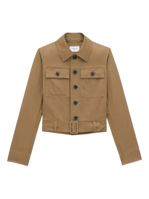 Saint Laurent chamarra con cinturón