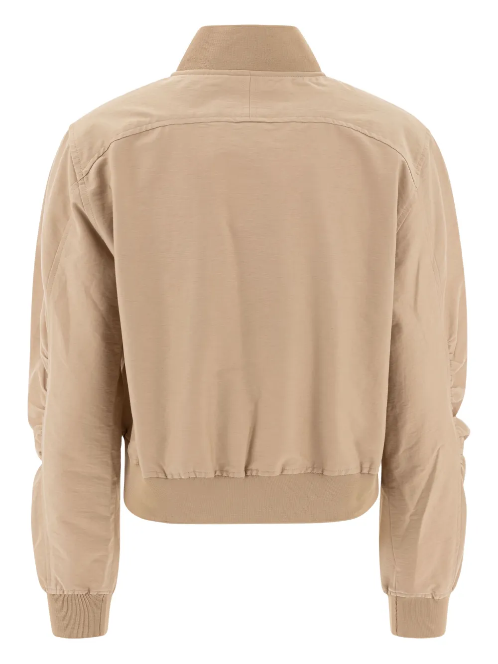 Theloom Zip-front Bomber Jacket In Brown