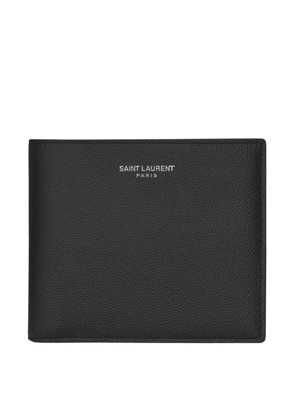 Saint Laurent logo-stamp leather wallet | Black | Image 1