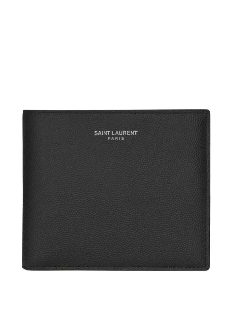 Saint Laurent cartera con sello del logo