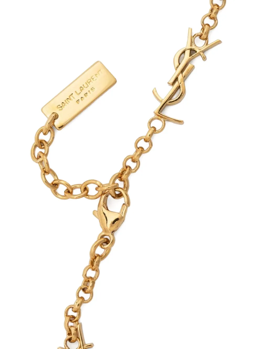 Saint Laurent Cassandre schakelarmband - Goud