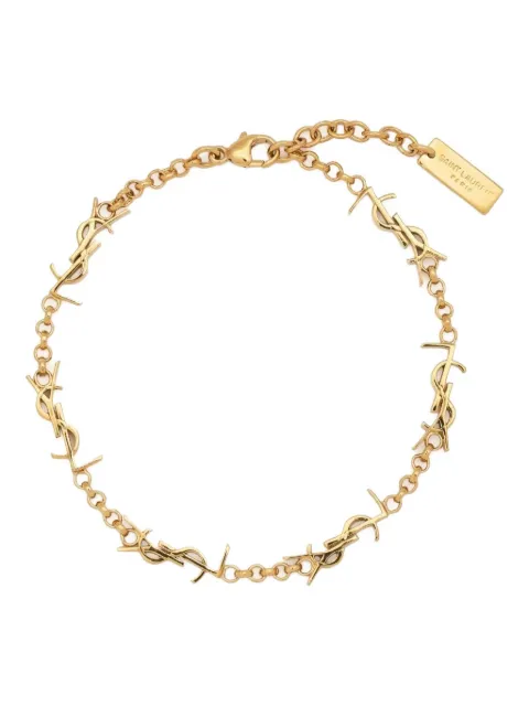 Saint Laurent Cassandre chain bracelet 