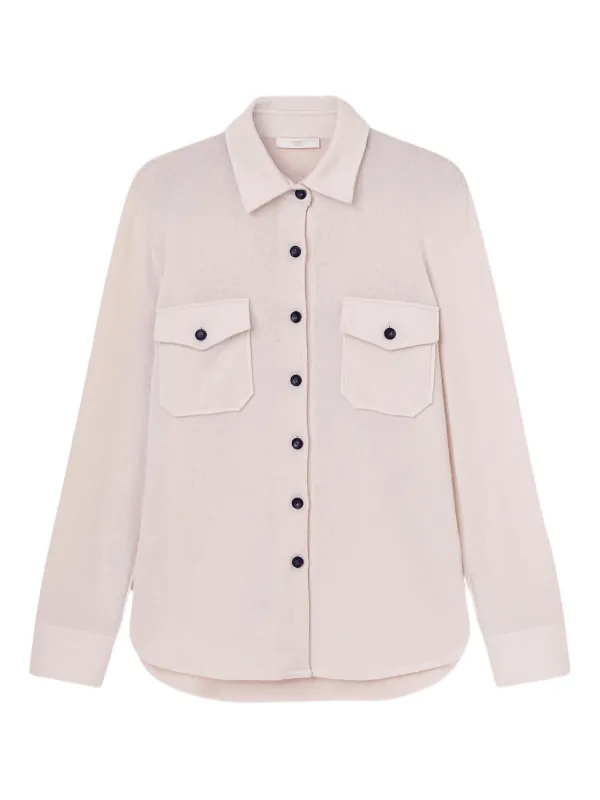 Fedeli Cashmere Shirt in Pink