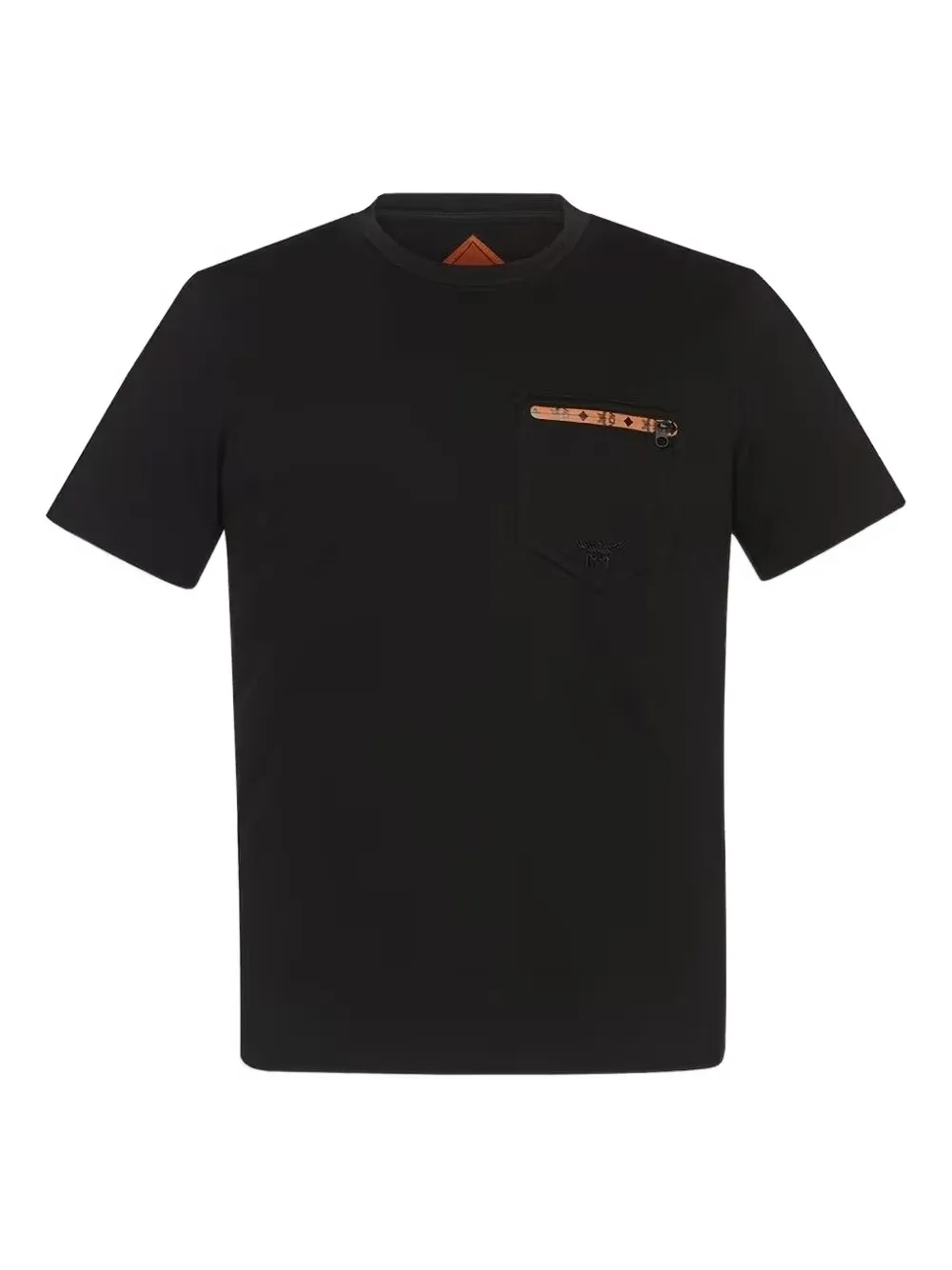 MCM pocket zip-fastening T-shirt | Black | Image 1