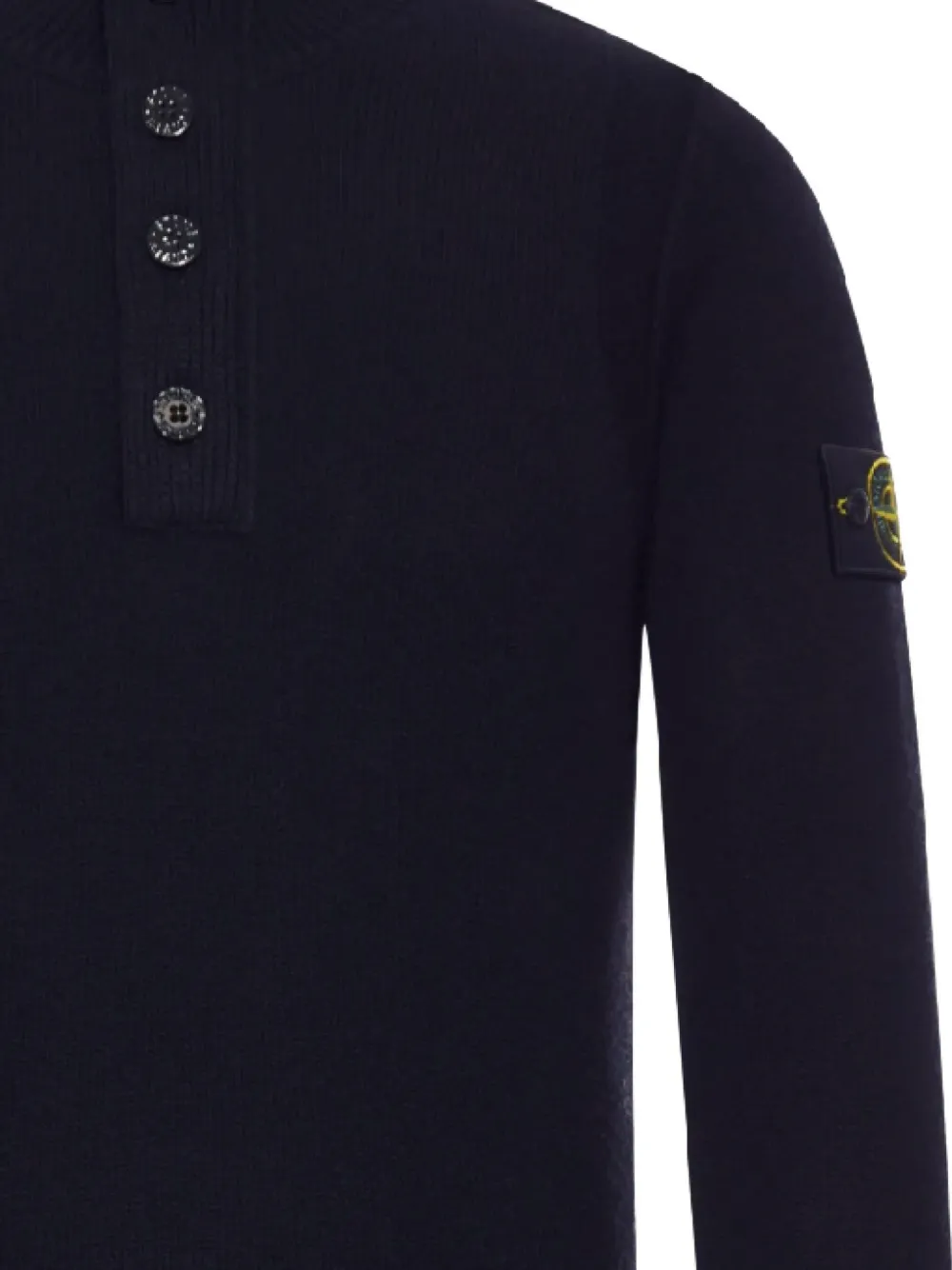 Stone Island Poloshirt met knoopsluiting Blauw