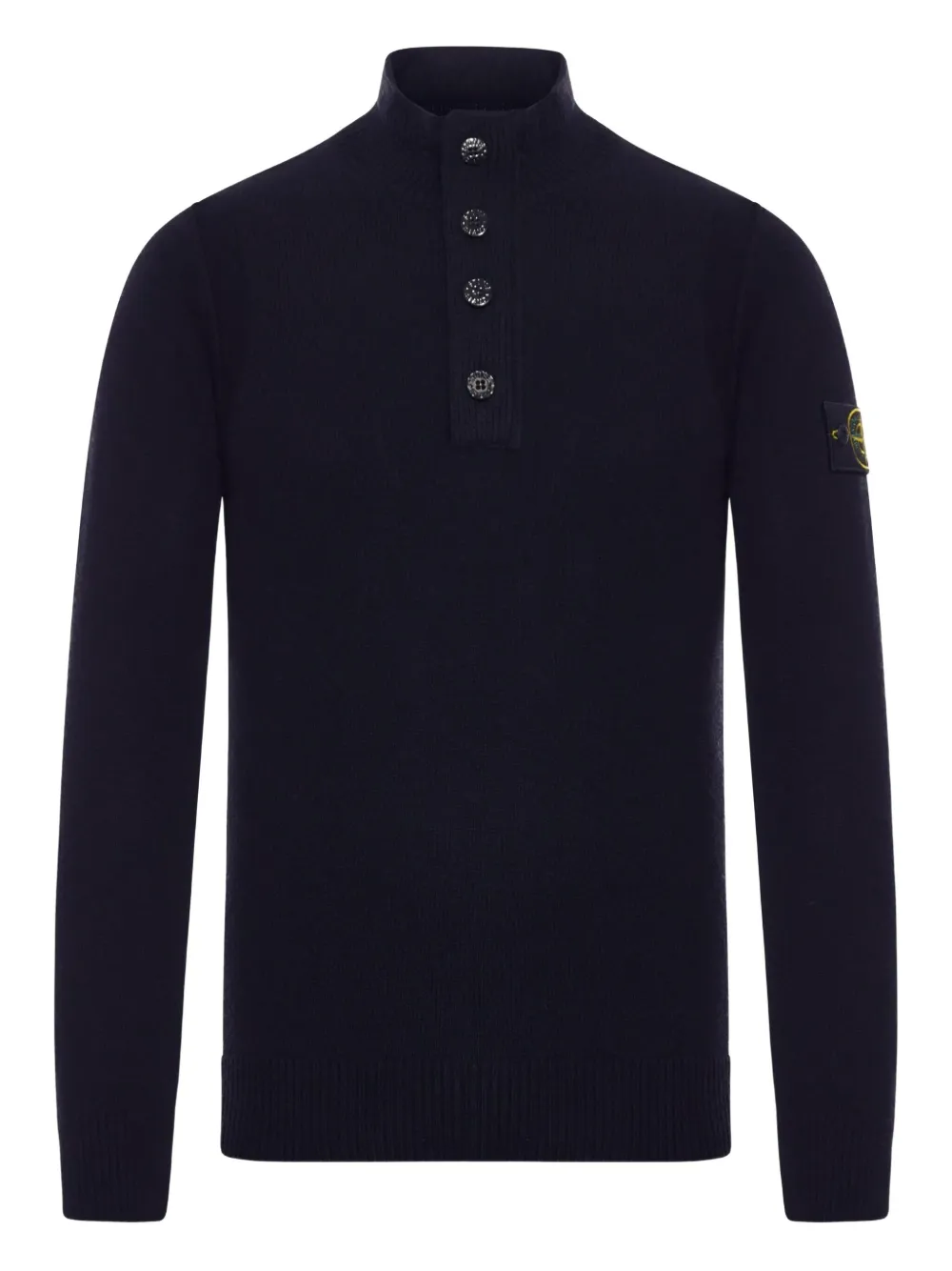 Stone Island button-fastening polo shirt | Blue | Image 1