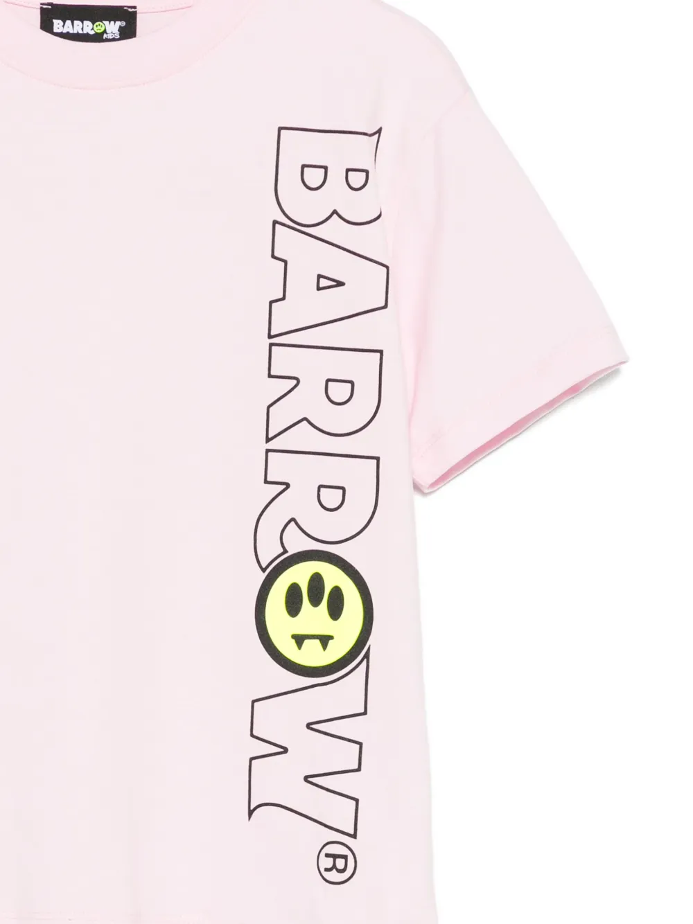Barrow kids T-shirt met logoprint Roze