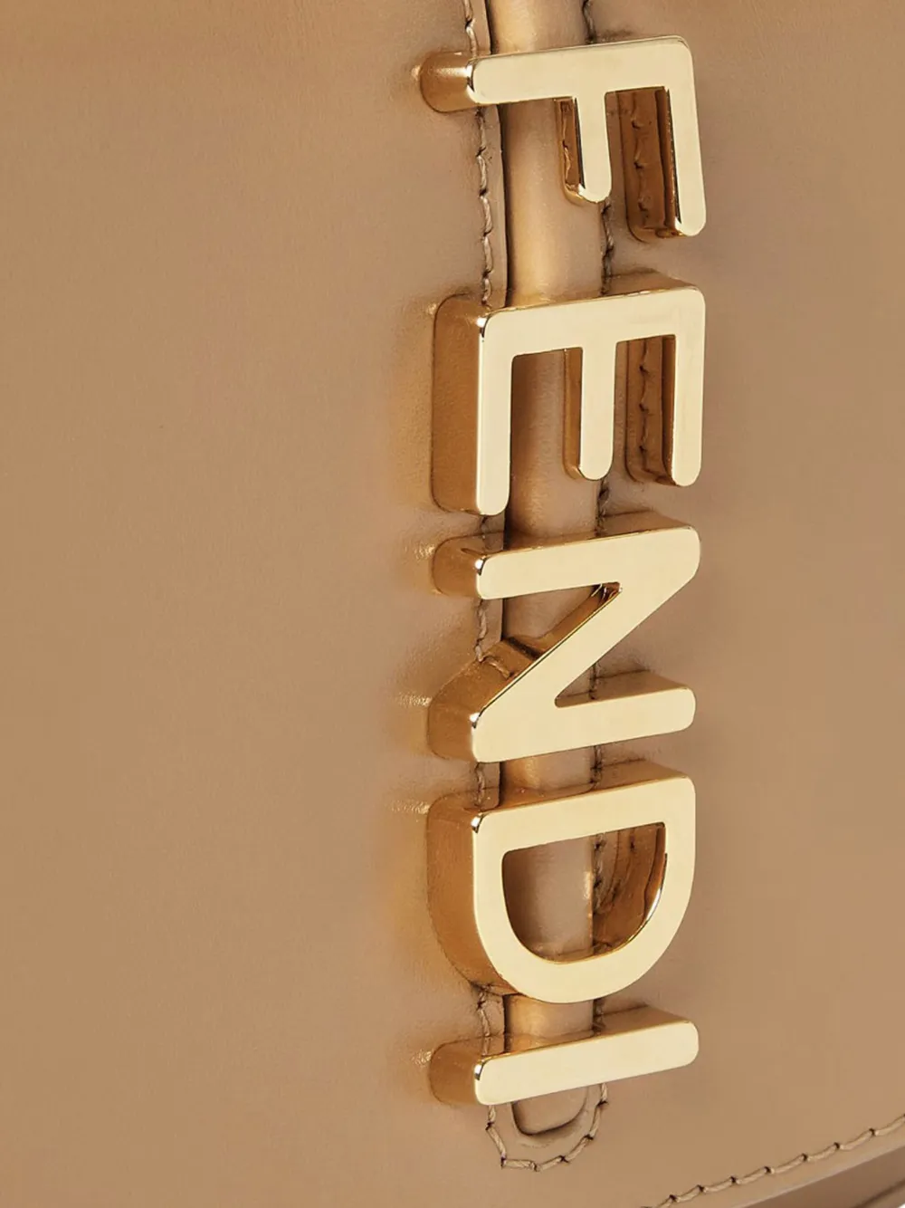 FENDI graphy crossbodytas met logo Bruin