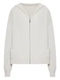 Transit hooded zip-up jacket - White