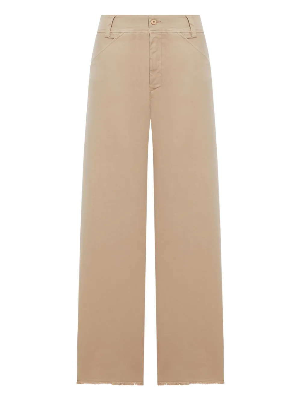 Transit frayed-hem trousers | Brown | Image 1