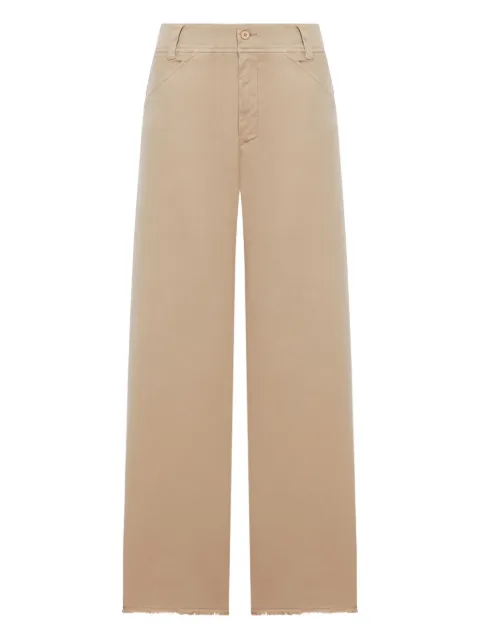 Transit frayed-hem trousers