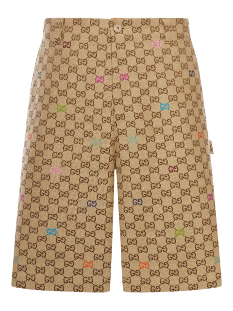 Gucci GG logo-pattern shorts