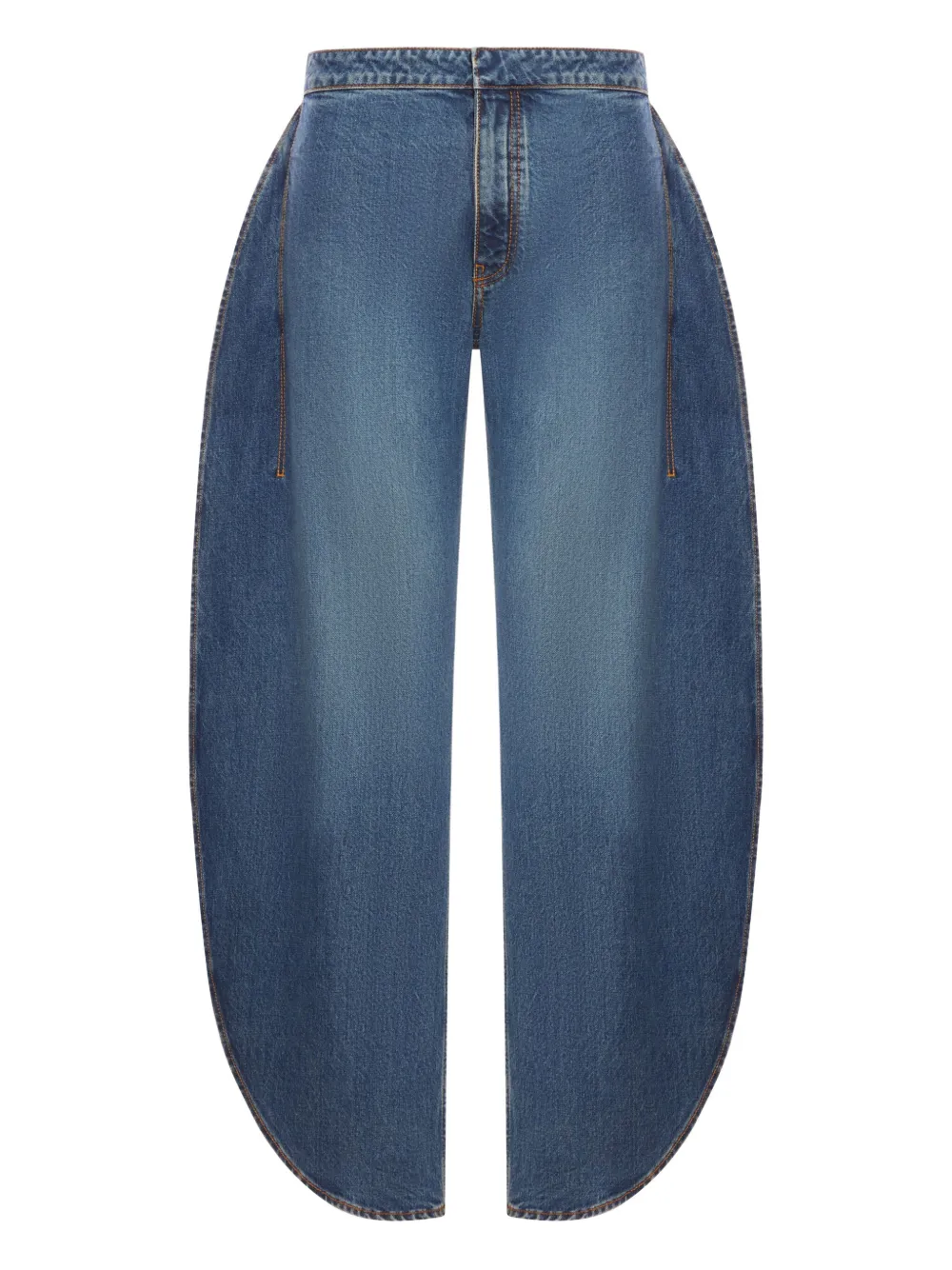 Джинсы Alaïa с застежкой-молнией на ширинке