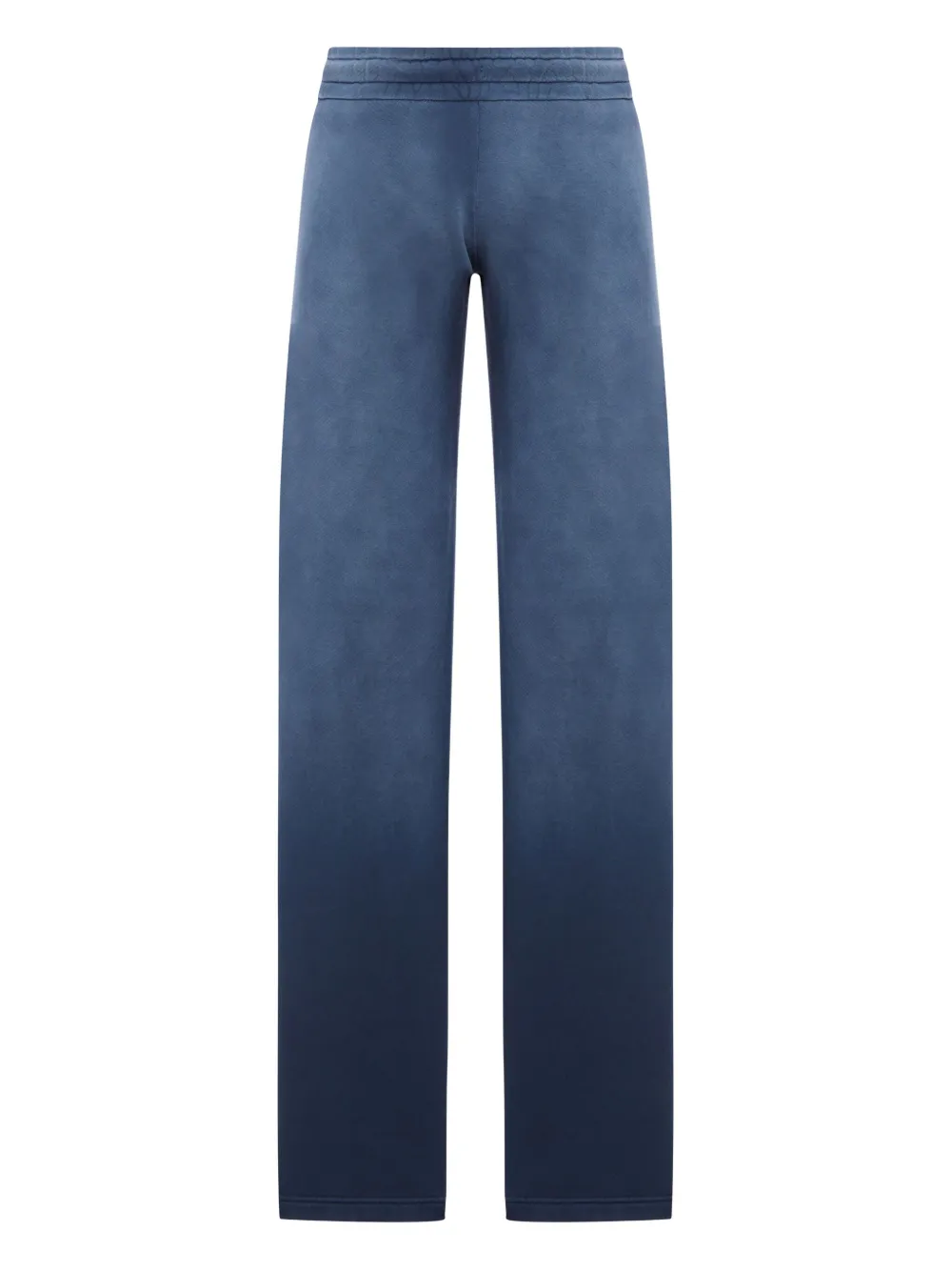Off-white Cotton Sweatpants With A Degraded Effect In Blue