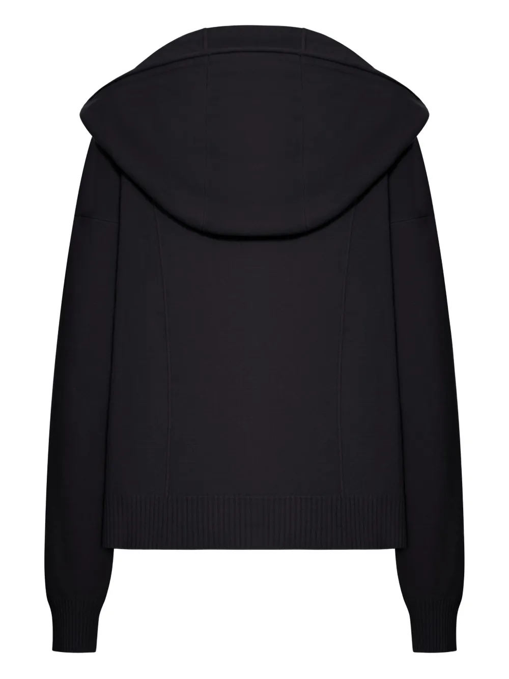 Transit Zip-up Hooded Jacket In Black