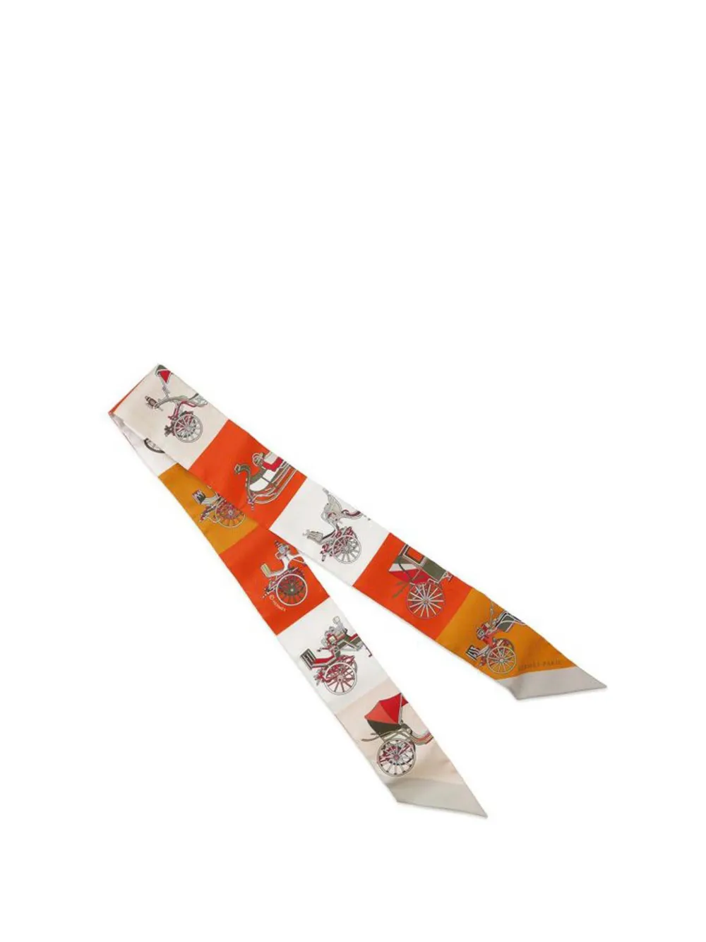 Hermès Pre-Owned 2019-2020 Voitures Exquises Twilly Silk Scarf scarves | Image 2