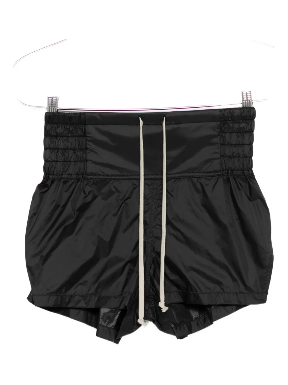 Rick Owens shirred drawstring-waist boxing trousers | Black | Image 1