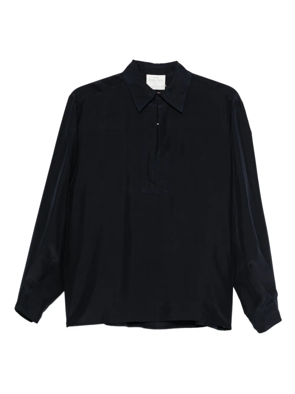 Forte Forte Silk Blouse In Black