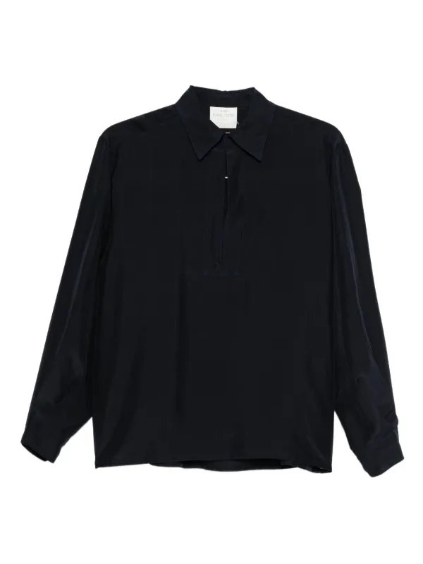 Forte Forte シルクブラウス | ブルー | FARFETCH JP