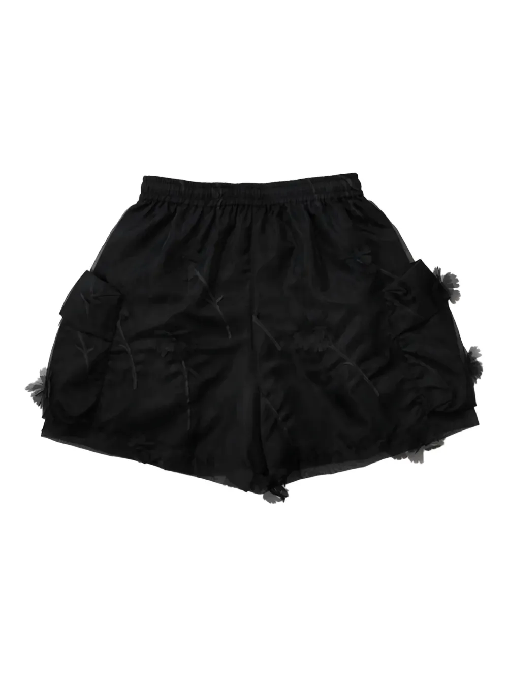 Simone Rocha Carnation cargo shorts | Black | Image 1
