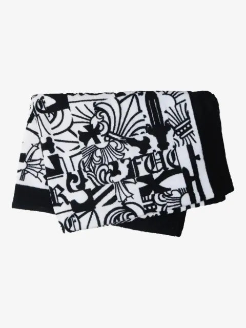 Chrome Hearts toalla de playa con logo estampado