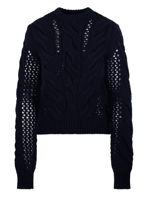 Sportmax — cable-knit crew-neck sweater
